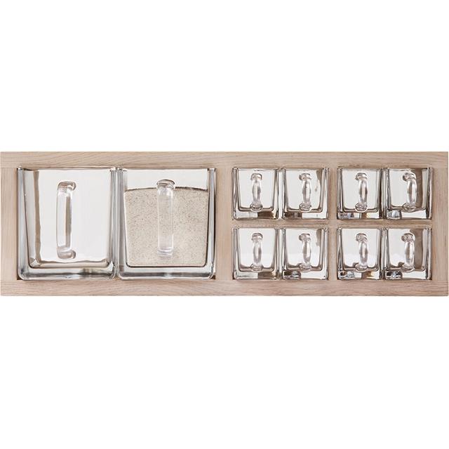 Andersen Furniture  -organizer   Hylde Hvidmatlakeret Eg Glas