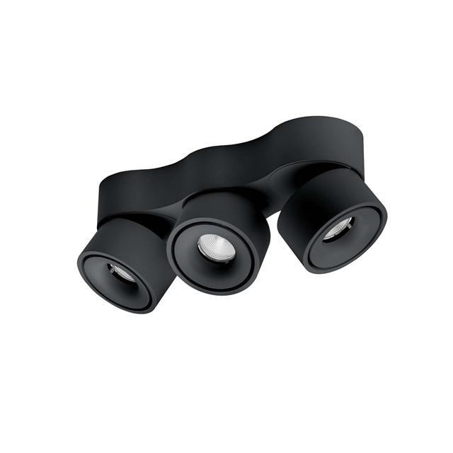 Antidark Easy Triple Spot Med Hul W3100 Sort