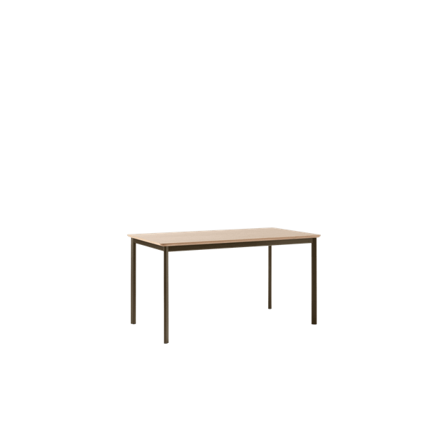 Tradition Drip Hw115 Spisebord L143 Sort Klarlakeret Eg