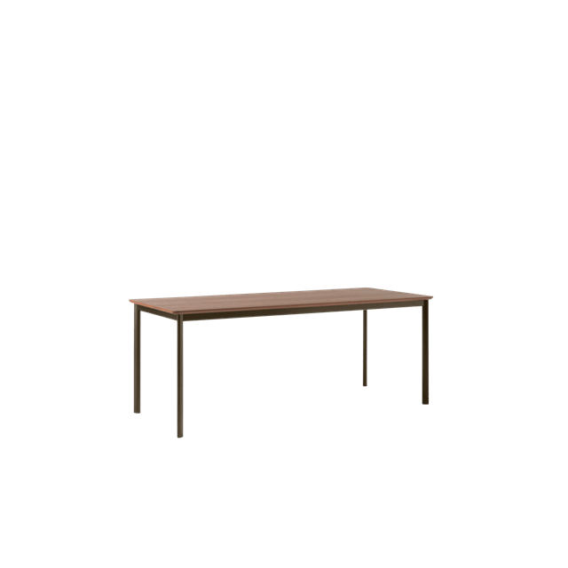 Tradition Drip Hw116 Spisebord L193 Sort Lakeret Valnød