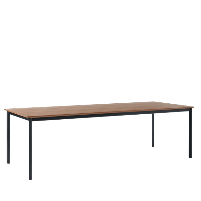 Tradition Drip Hw117 Spisebord L253 Sort Lakeret Valnød