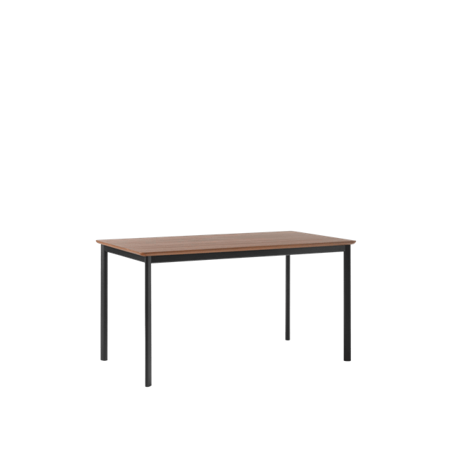 Tradition Drip Hw115 Spisebord L143 Sort Lakeret Valnød