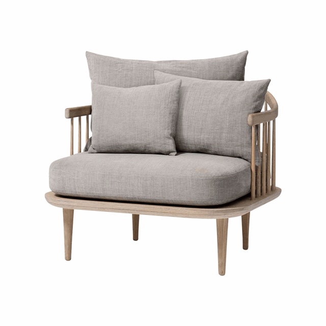 Tradition Fly Sc1 Lænestol Hot Madison 094 Hvid Olieret Eg