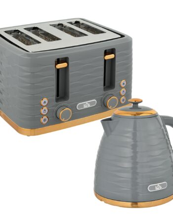 - -  Brødrister- Og Elkedelsæt    Bruningsniveauer  Optønings- Og Genopvarmningsfunktion  Grå