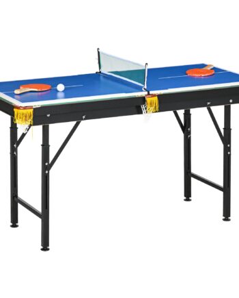 - -  Poolbord  Bordtennisbord  Med Tilbehør  140x63x80cm  Blå Grøn