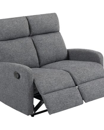 -personers Sofa  Individuelt Justerbare Ryglæn  Fodstøtte  Stofbetræk  Stål  Grå